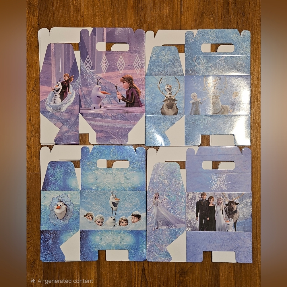 Frozen Themed Party Favor Boxes 16 Ct.